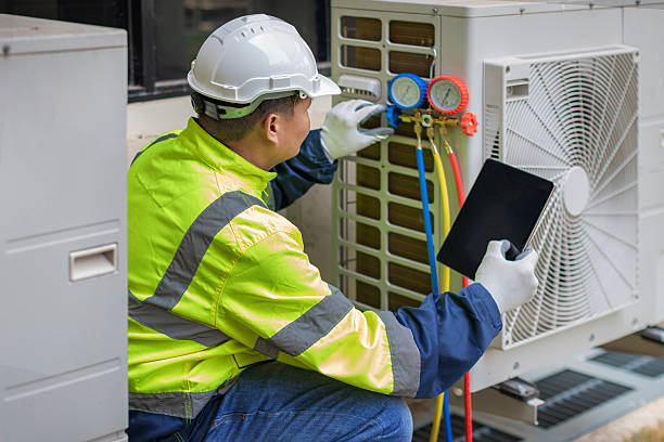 Professional Ductwork Repair technician working in Voca, TX